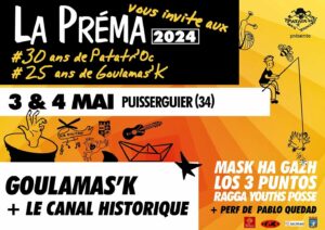 Goulamas'K à La Préma - Puisserguier, le 3 et 4/05/24
